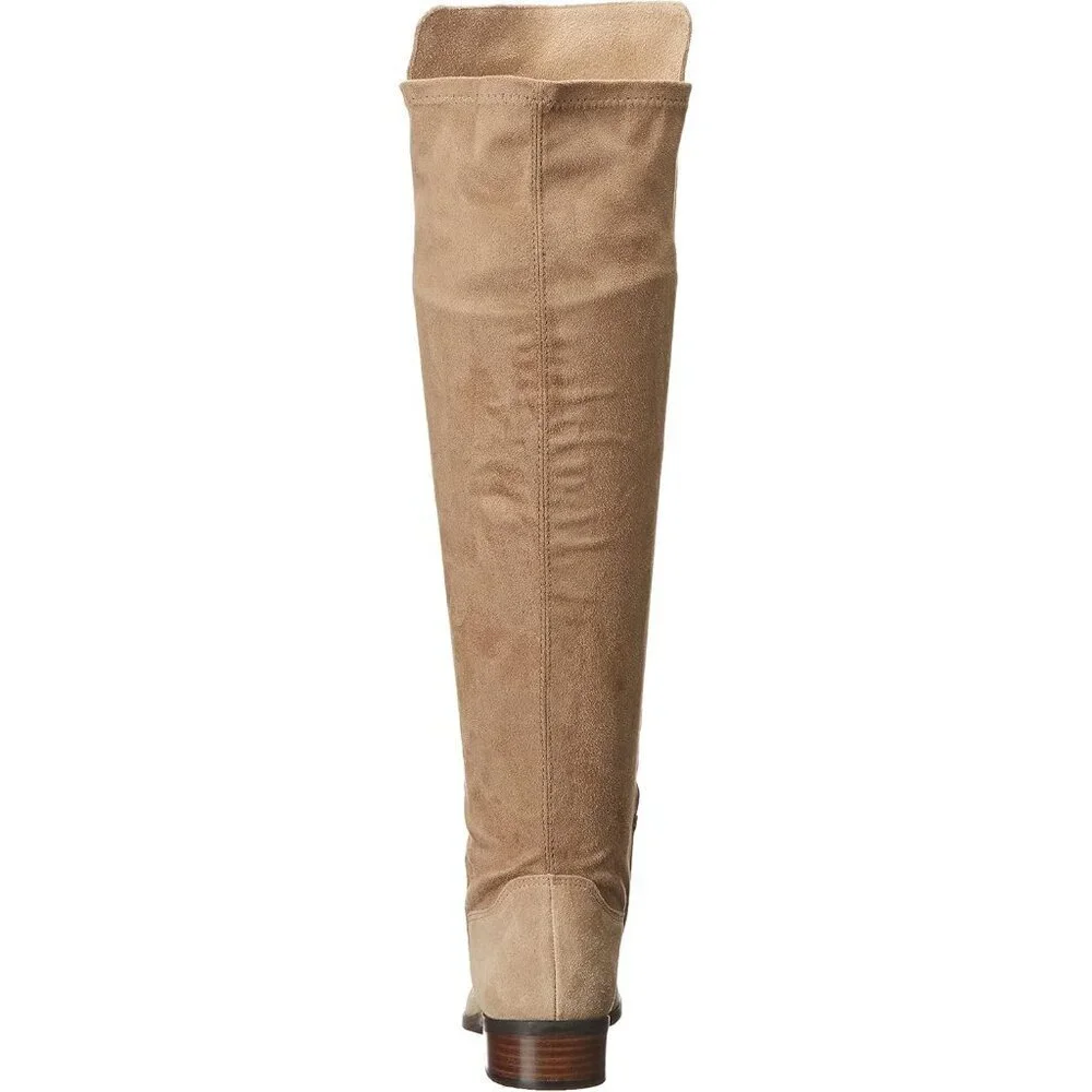 Women's Dune Above the Knee Pointed Toe Low Heel Calypso Winter Long Boot